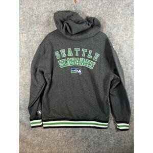 Y2K Seattle Seahawks Retro Logo Graphic Sweatshirt Men’s Large Gray NEW NFL